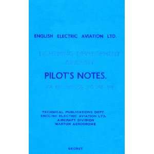  English Electric Lightning Aircraft Pilots Notes Manual 