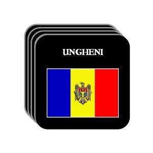 Moldova   UNGHENI Set of 4 Mini Mousepad Coasters