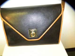 Celine Navy Pebble Leather Shoulder Bag Medium  
