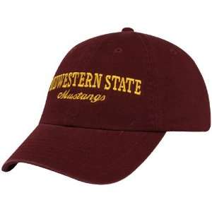   the World Midwestern State Mustangs Maroon Batters Up Adjustable Hat
