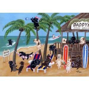  Island Summer Vacation Labradors Cards Health & Personal 