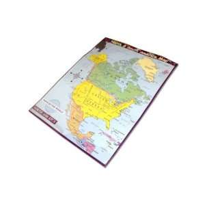   24  North And South America Maps (Each) By Bulk Buys 
