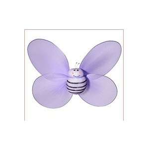 Bumble Bee with Smiling Face   X Large Purple