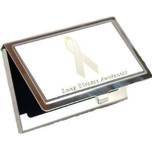  Lung Disease Awareness Ribbon Business Card Holder Office 