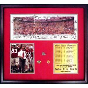   Undefeated OSU Print Signed by 50+   Sports Memorabilia Sports