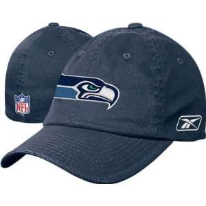  Seattle Seahawks  Navy  Sideline Flex Fit Slouch Hat 