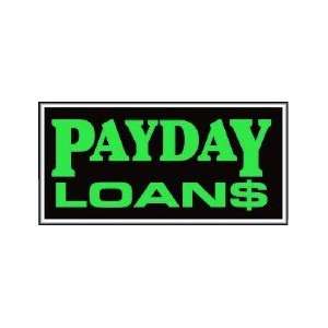 Payday Loans Backlit Sign 20 x 36