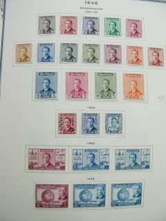 Iraq Mint Stamp Collection In Scott Album  