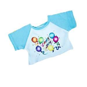  Blue Birthday T Shirt Outfit Fits Most 8   10 Inch Webkinz 