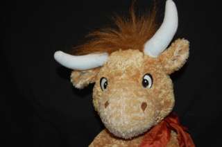   Stuffed Animal University Texas Longhorn Bull Football BEVO Lovey TOY