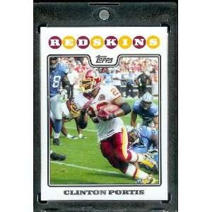  2008 Topps # 61 Clinton Portis   Washington Redskins   NFL 