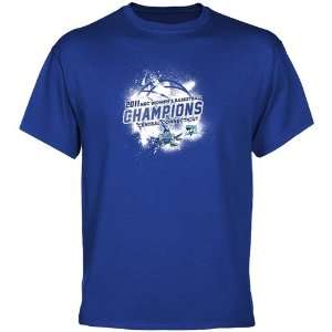   Royal Blue 2011 NEC Womens Basketball Champions Paint Splat T shirt
