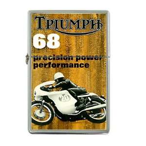  TRIUMPH Motorcycle_P FLIP TOP LIGHTER Health & Personal 