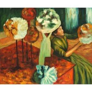  Art Reproduction Oil Painting   Degas Paintings The Millinery Shop 