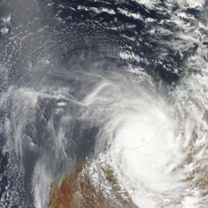 Tropical Cyclone Laurence over Western Australia , 96x96  