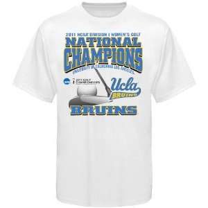  2011 NCAA Division I Womens Golf National Champions T shirt   White