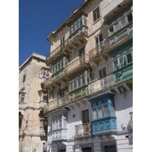  Typical Windows, Valletta, Malta, Europe Photographic 