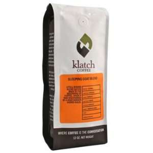 Klatch Coffee   Decaf Sleeping Goat Blend Coffee Beans   12 oz