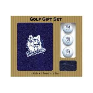  Connecticut Huskies (UConn) Embroidered Towel, 3 balls and 