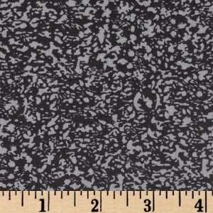  44 Wide Autopia Oil Spatter Tonal Black Fabric By The 