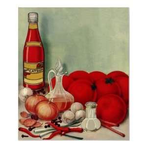  Vintage Italian Foods Ready for Cooking Poster
