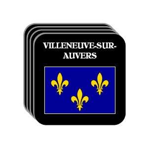 Ile de France   VILLENEUVE SUR AUVERS Set of 4 Mini 