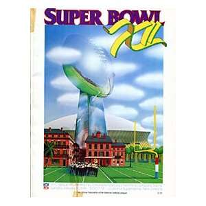  Super Bowl 12 Unsigned Program Sports Collectibles