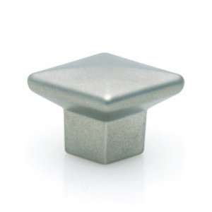  62 Matte Nickel Cabinet Hardware Diamond Shape Knob