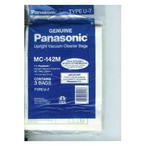  Panasonic Type U7 Vacuum Bag #MC 142M   Genuine   3 Pack 