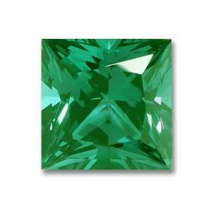  Cut Gem Quality Chatham Created Cultured Emerald .87 1.07 Ct. Jewelry