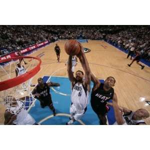 Miami Heat v Dallas Mavericks Tyson Chandler and Juwan Howard Sports 