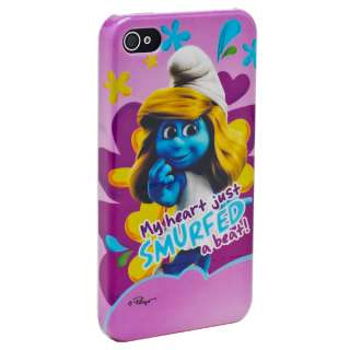 Ak585 Pink Smurfs Smurfette Hard Plastic Case Cover for iPhone 4 4G 4S 