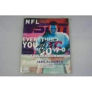  Jake Plummer Signed Authentic 1999 Espn Magazine Jsa 