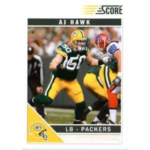  2011 Score #102 A.J. Hawk   Green Bay Packers (Football 