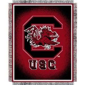  South Carolina Gamecocks NCAA Triple Woven Jacquard Throw 