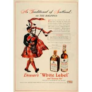  1947 Ad Dewar White Label Victoria Vat Alcoholic Beverage 