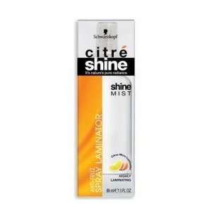  Citre Shine Shine Mist Anti Frizz Spray Laminator 3oz 