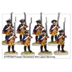 AWI Prussian Muskateers with Lapels Marching Toys 