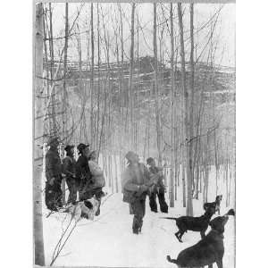  Theodore Roosevelt,Alexander Lambert,Hunting,dogs,ready to 