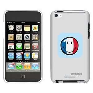  Smiley World French Flag on iPod Touch 4 Gumdrop Air Shell 