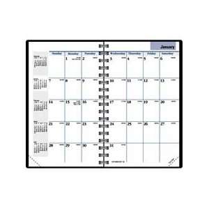 Black   Sold as 1 EA   DayMinder Monthly Pocket Planner features two 