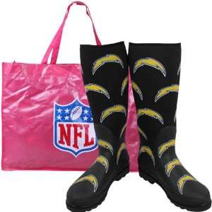   San Diego Chargers Womens Enthusiast Rain Boot