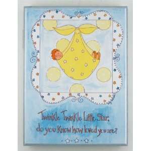  Twinkle Twinkle Little Star Wall Plaque   Boys Baby