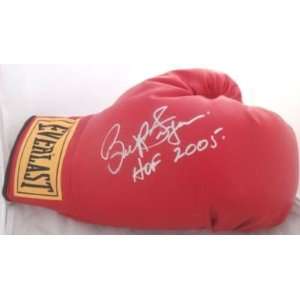 Sugar HOF Signed Everlast Boxing Glove PROOF COA   Autographed Boxing 