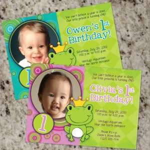 FROG PRINCE OR PRINCESS   Birthday Photo Invitations   Print Your Own