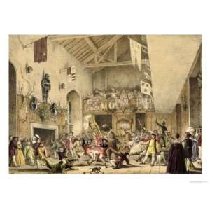 Twelfth Night Revels in the Great Hall, Haddon Hall, Architecture of 