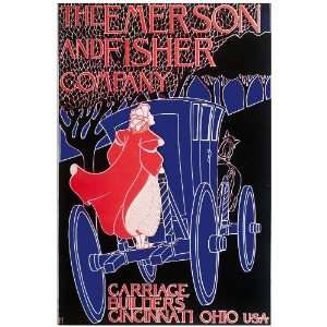 The emerson and fisher company, Automobile Poster. Decor with Unusual 