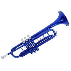  Hameln B flat Trumpet with Blue Lacquer Finish Musical 
