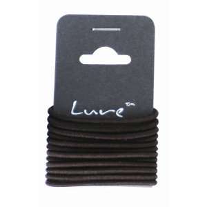  Lure Hair Bands 12 pc Black JD1515