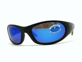 New Costa Del Mar SWORDFISH Polarized Sunglasses Black w/Blue Glass 
